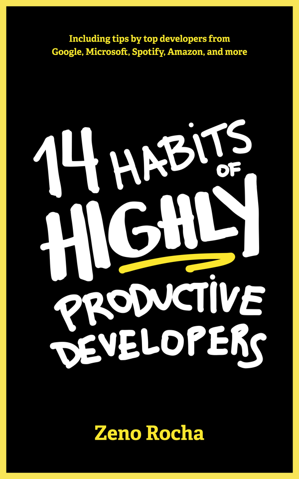Libro '14 hábitos de desarrolladores altamente productivos'